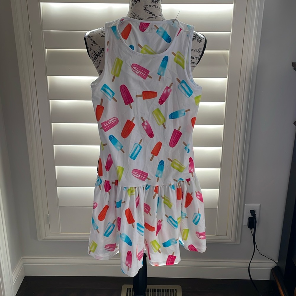 Lands End size 10/12 girls dress/ swim cover
031